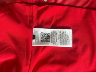 Chaqueta cuero roja