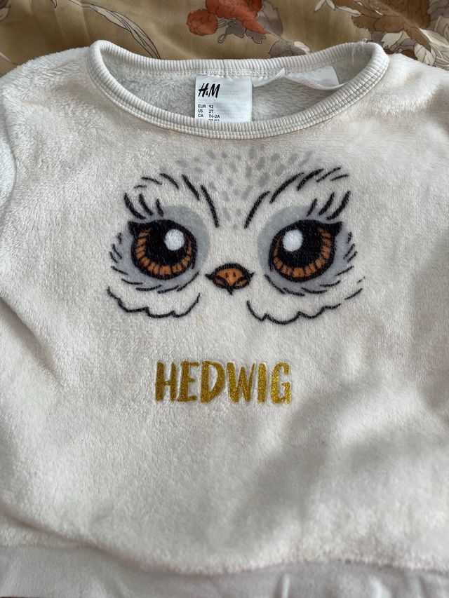 Pijama Hedwig Harry Potter talla 92