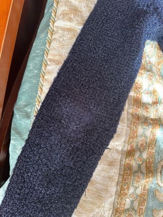 Jersey de punto azul marino Bershka