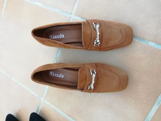 Zapatos mocasin + poncho calado de regalo 🎁