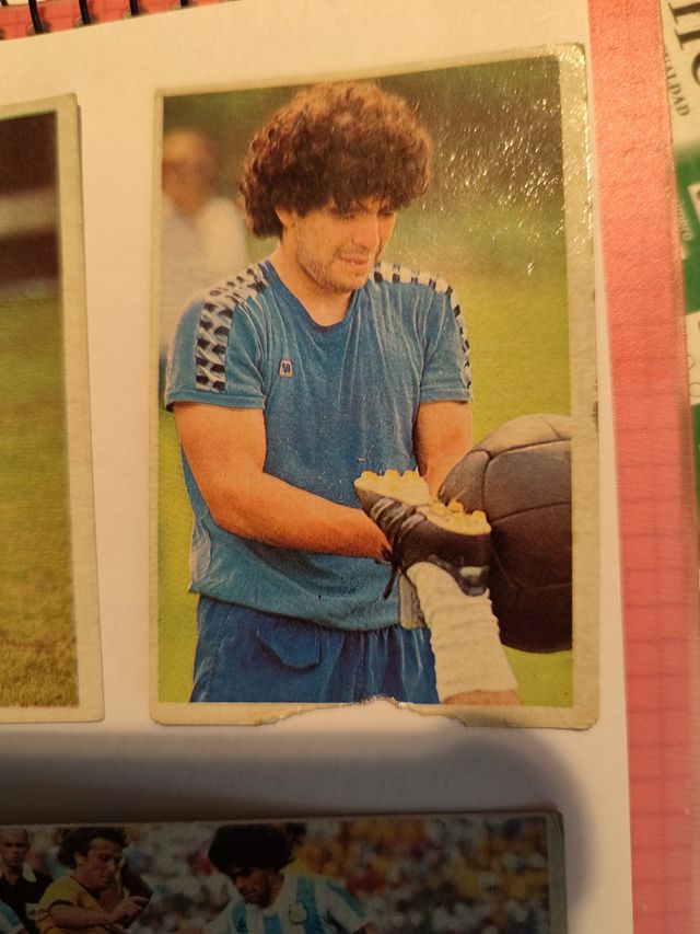 Fichas de Maradona liga 83/84