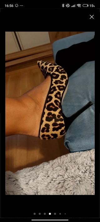 Preciosos zapatos de leopardo 