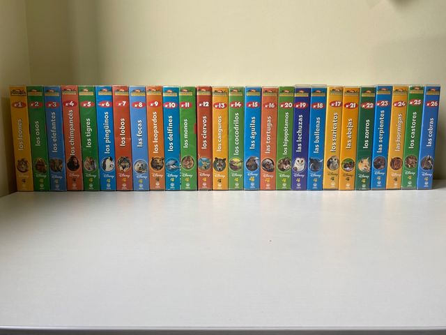 26 VHS El maravilloso mundo de los animales Disney