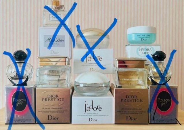 DIOR FRASCOS VACIOS