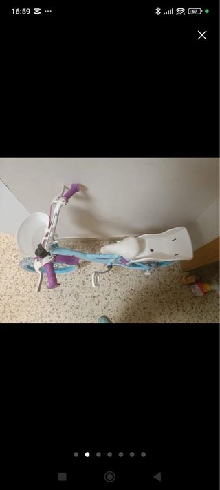 Bicicleta de niña