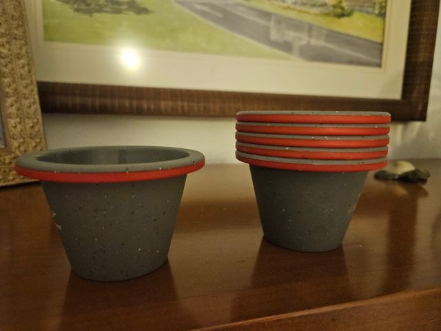 6 Moldes flan silicona Jata