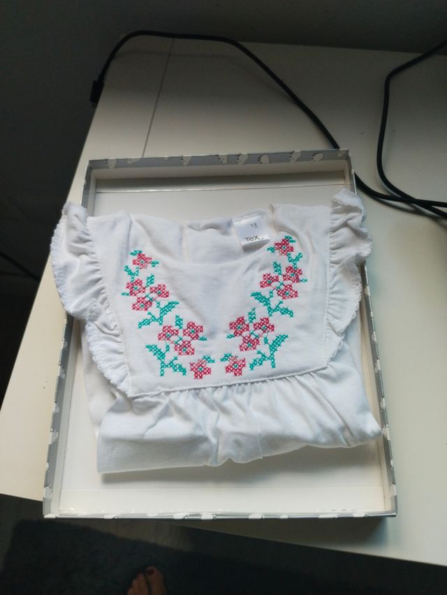 Vestido niña 12 meses