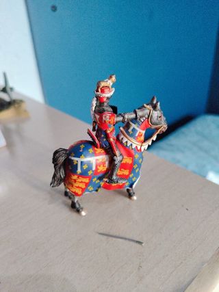Figura de plomo caballero