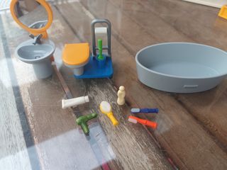 Casita Playmobil amueblada