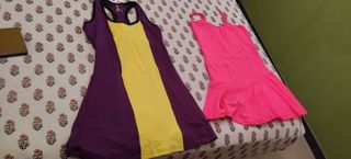 Ropa de pádel mujer nueva. Dos trajes.