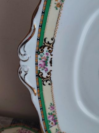 Set de Postre Ingles Antiguo Roslyn China