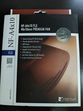 Ventilador Noctua 40x10mm 12Vdc 