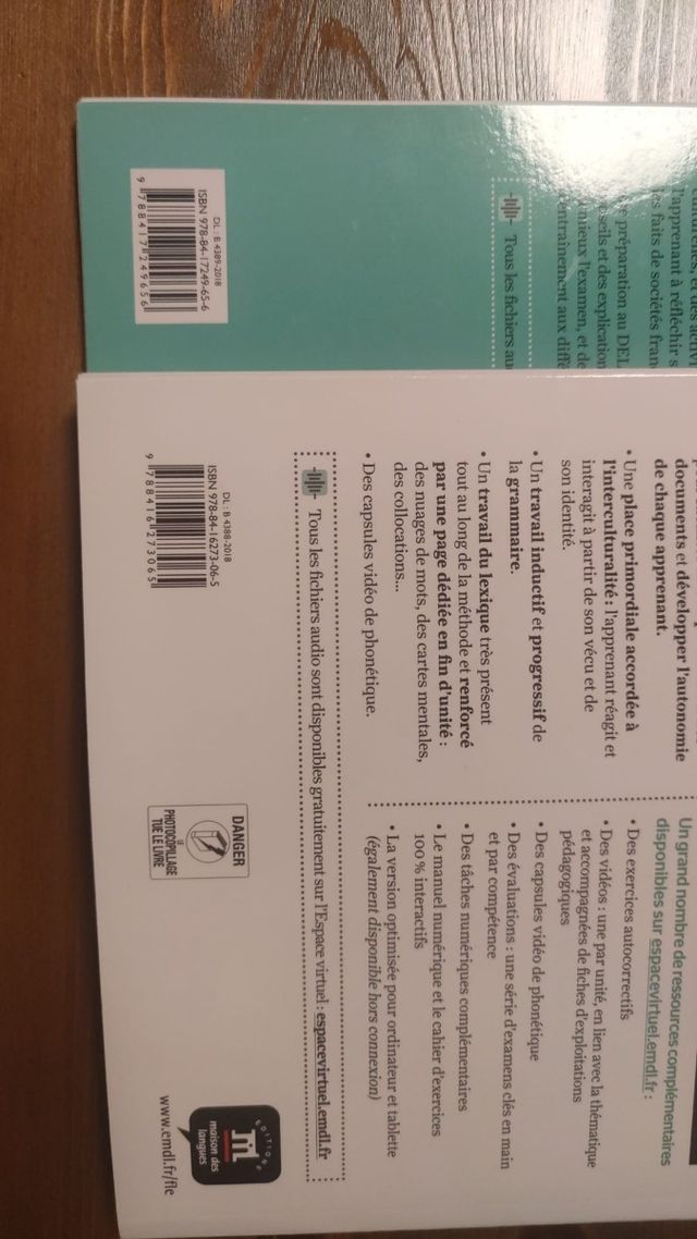 LIBRO DE FRANCÉS NIVEL 1