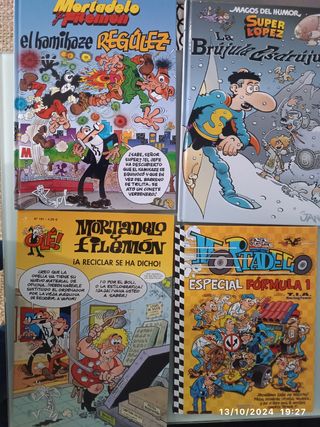 Cómics de Mortadelo, filemos y super lop