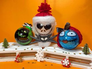 3 palline natale nightmare before christmas