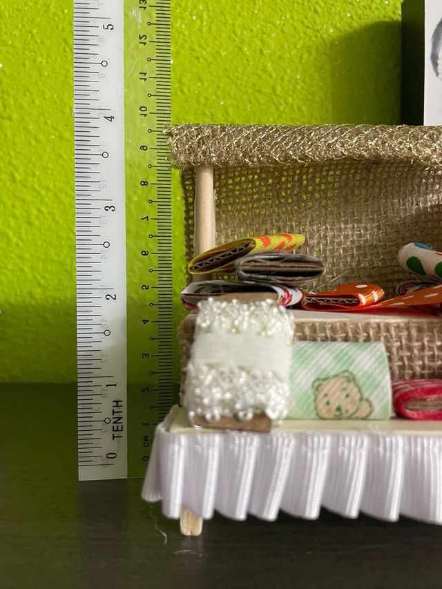 Puesto de navidad para belenes: telas