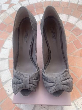 Zapatos piel Uterqüe T 37