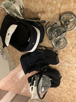 Carro con Capazo/Silla/Maxicosi Bebecar