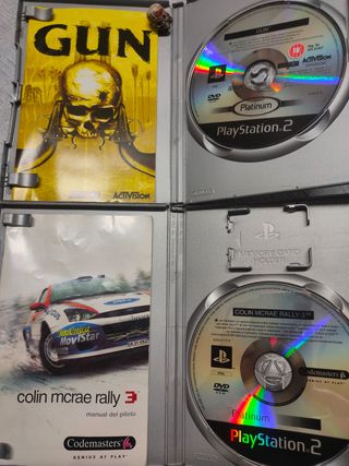 GUN+COLIN MCRAE-3 PS2 PLATINUM PSX PSP PSGO