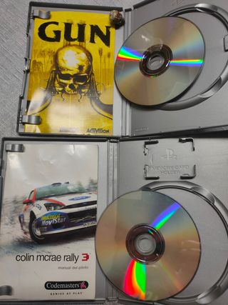 GUN+COLIN MCRAE-3 PS2 PLATINUM PSX PSP PSGO