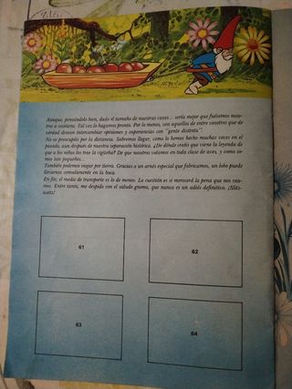 Album cromos Danone David el Gnomo