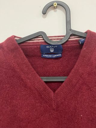 Jersey de hombre Gant granate talla S