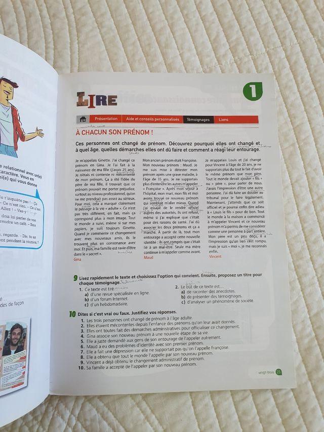 Libro "C'est à dire! A2 Santillana