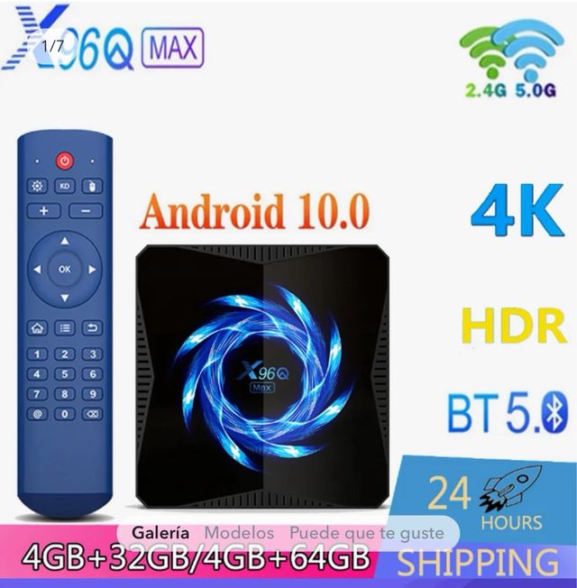 TV Box X96Q MAX. Androi Player