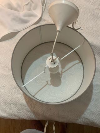 Lampara ikea  gris
