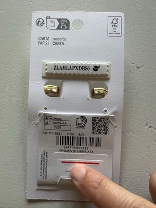 Pendientes dorados Mango