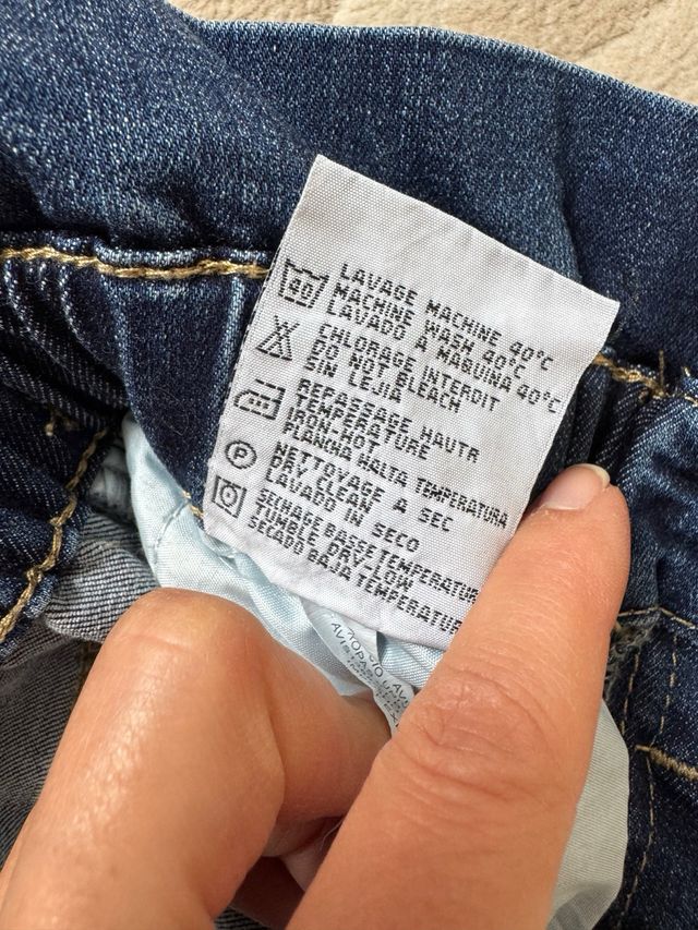 Jeans slounchy a caramella