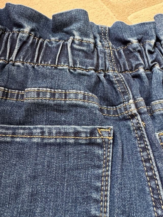 Jeans slounchy a caramella