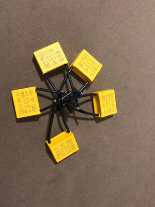 Capacitor de filme de polipropileno - 3.3 UF - 15m