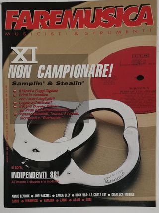 Rivista FARE MUSICA 83 1988 ANNIE LENNOX
