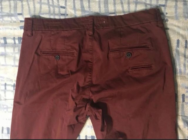 Pantalone Clayton bordeaux taglia 48