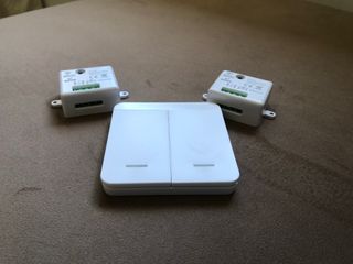 Interruptor de Luz Sem Fio RF Interruptor - Duplo