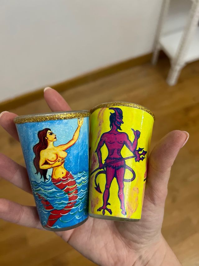 Velitas mexico sirena y demonio