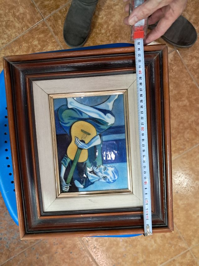 Cuadro esmalte  El viejo guitarrista ciego Picasso