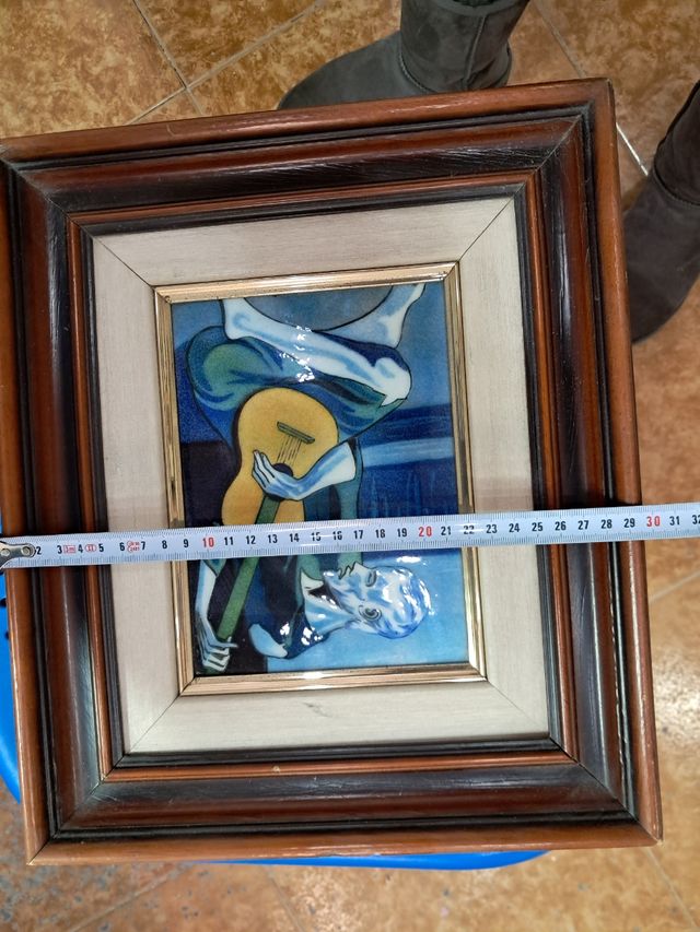 Cuadro esmalte  El viejo guitarrista ciego Picasso