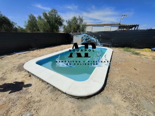 Piscina de poliester 6x3 rectangular