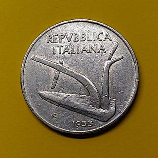 Monete Italiane da 10 Lire (spighe) 1953 e 1956