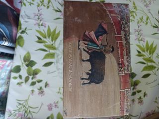 Dipinto vintage su tavoletta legno