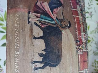 Dipinto vintage su tavoletta legno