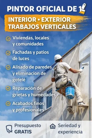 Pintor Oficial de 1ª con amplia experiencia