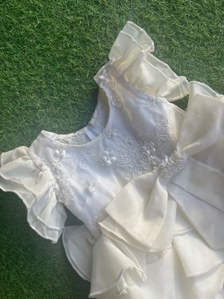 Vestido novia bautizo 