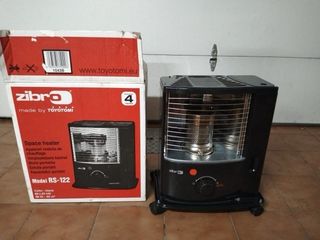 Estufa de parafina con ruedas