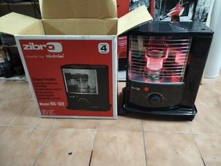 Estufa de parafina con ruedas