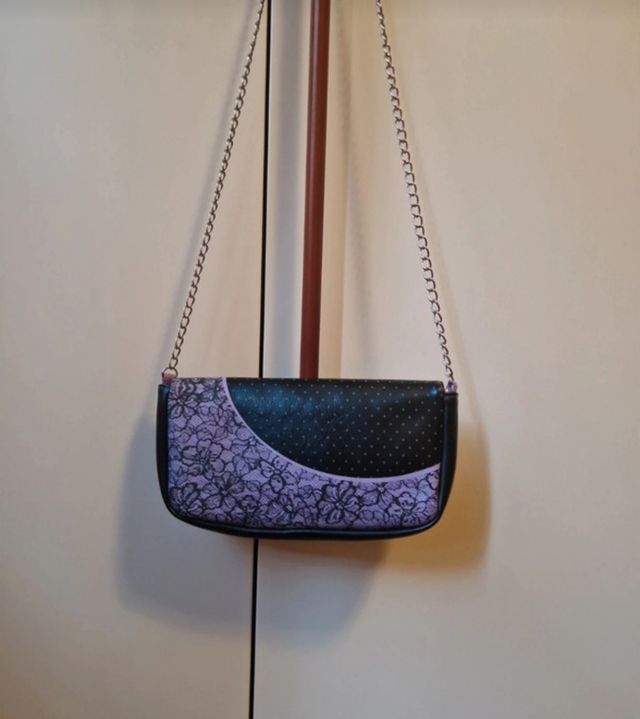 Borsetta Disney nera e lilla