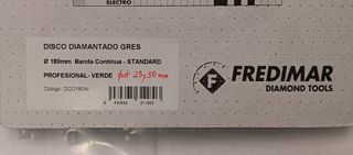 Disco gres 180mm ext, 25/30mm int