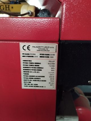 Caldera de pellets 33Kw